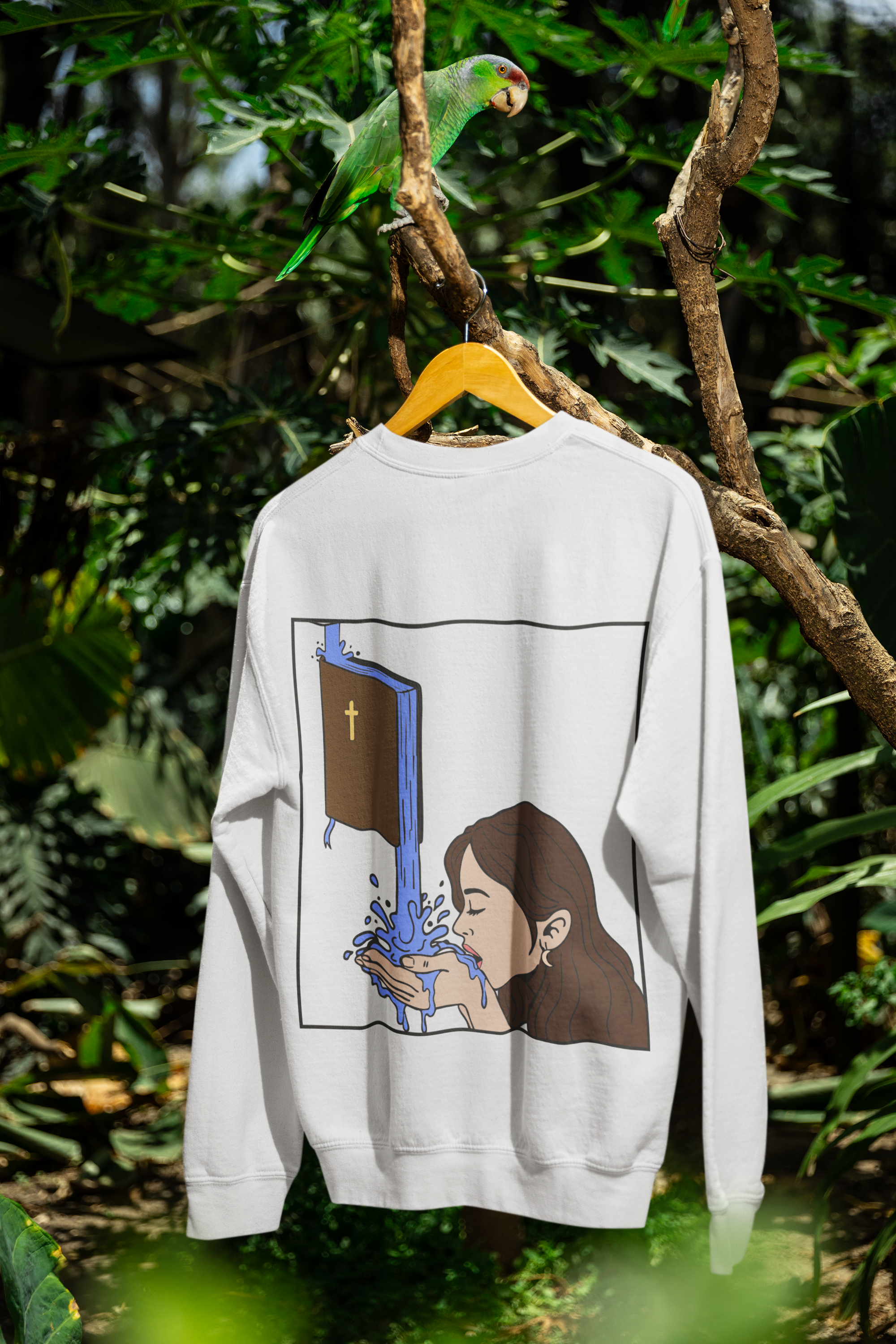 "Drink from the Source" Sweater