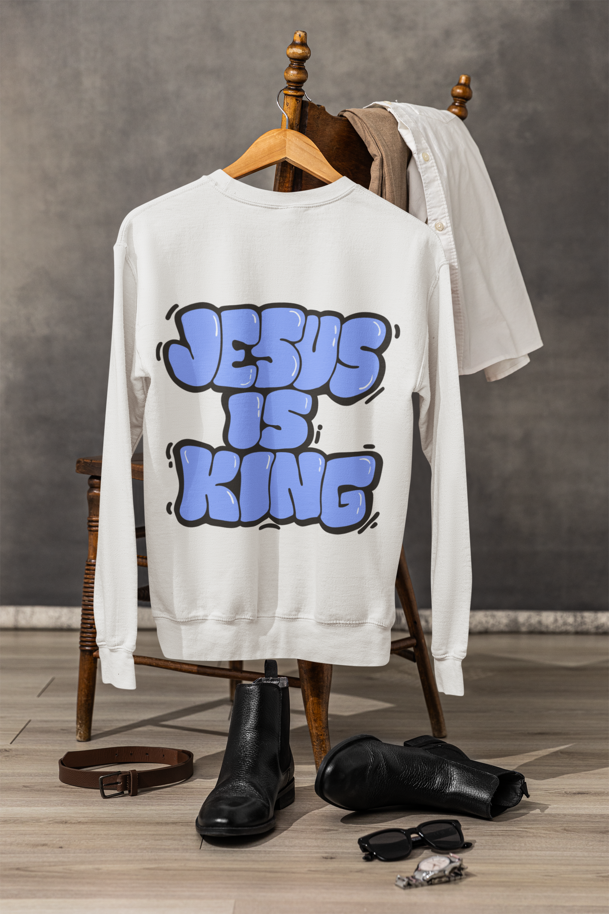 "Jesus Is King" Sweater