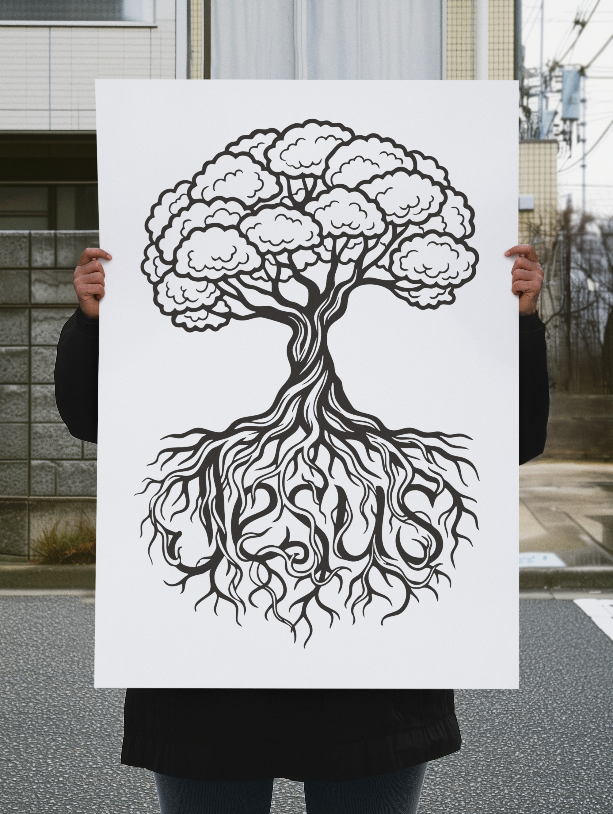 "Rooted in Jesus" Premium Wall Art
