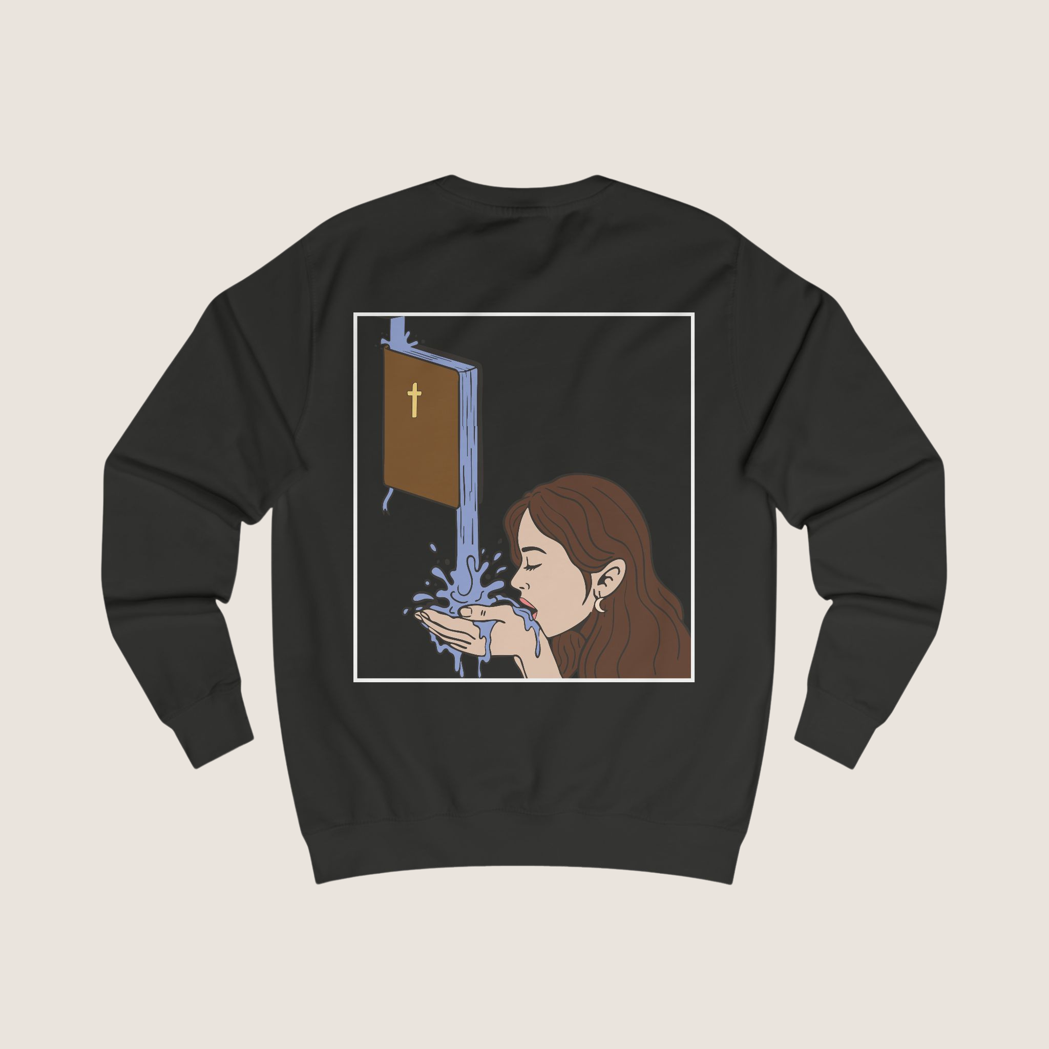 "Drink from the Source" Sweater
