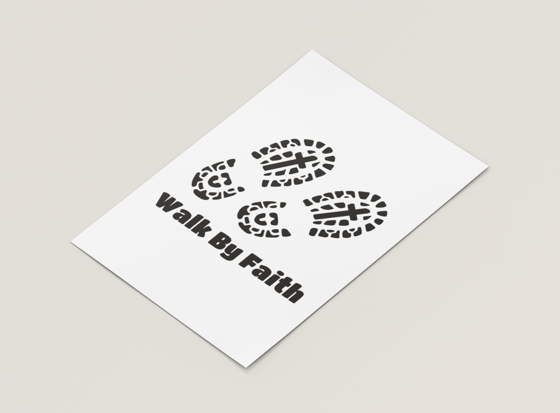 "Walk By Faith" Premium Wall Art