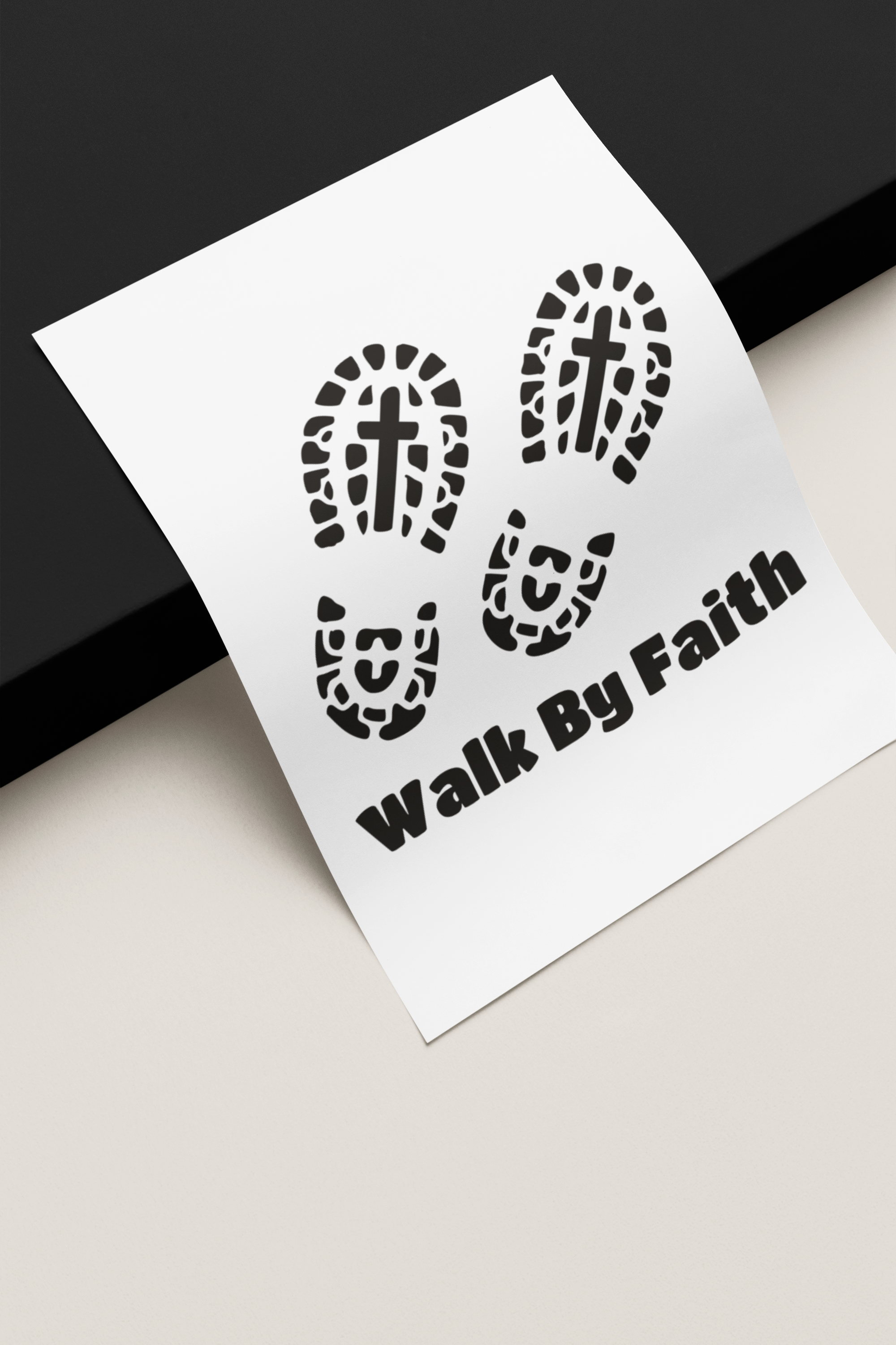 "Walk By Faith" Premium Wall Art