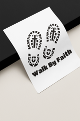 "Walk By Faith" Premium Wall Art